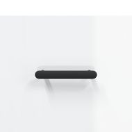 Висок шкаф, бял гланц, 69,5x31x115 см, инженерно дърво