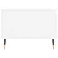 Кафе маса, бяла, 90x50x36,5 см, инженерно дърво