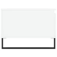 Кафе маса, бяла, 90x50x36,5 см, инженерно дърво