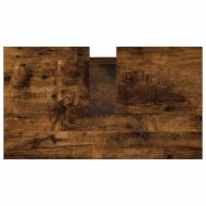 Шкаф за баня, опушен дъб, 58x33x60 см, инженерно дърво