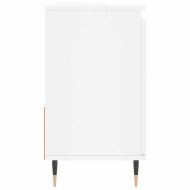 Шкаф за баня, бял, 65x33x60 см, инженерно дърво