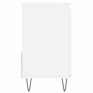 Шкаф за баня, бял, 65x33x60 см, инженерно дърво