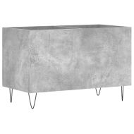 Шкаф за грамофонни плочи сив 74,5x38x48 см инженерно дърво