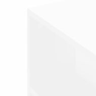 ТВ шкаф, бял, 102x34,5x43 см, инженерно дърво