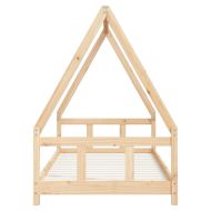 Рамка за детско легло, 90x200 см, масивна чамова дървесина