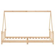Рамка за детско легло, 90x200 см, масивна чамова дървесина