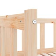 Канапе с изтеглящо разтегателно легло 90x190 см бор масив