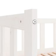 Канапе с изтеглящо разтегателно легло 90x190 см бор масив