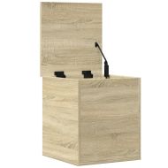 Кутия за съхранение, дъб сонома, 40x42x46 см, инженерно дърво