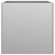 Кашпи, 2 бр, сребристи, 32x30x29 см, поцинкована стомана