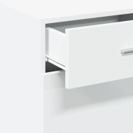 Бюфет, бял, 50x42,5x93 см, инженерно дърво