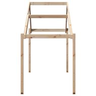 Покрив за детско легло, 203x95,5x142 см, бор масив