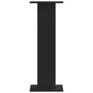 Стойки за тонколони 2 бр черни 30x30x80 см инженерно дърво