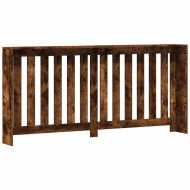 Капак за радиатор, опушен дъб, 175x20x82 см, инженерно дърво