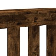 Капак за радиатор, опушен дъб, 175x20x82 см, инженерно дърво