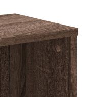 Библиотека, кафяв дъб, 50x25x105 см, инженерно дърво