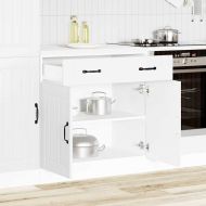 Кухненски шкаф Lucca Бяла инженерна дървесина