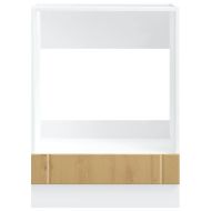 Шкаф за фурна, Lucca, дъб артизан, инженерно дърво