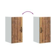 Кухненски стенен шкаф Lucca, старо дърво, инженерно дърво