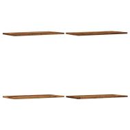 Стенни рафтове 4 бр старо дърво 60x30x1,5 см инженерно дърво