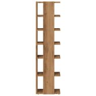 Шкафове за обувки 2 бр дъб артизан 28x27x102 см инж. дървесина