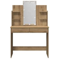 Тоалетка с LED осветление Artisan Oak 96x40x142 cm