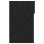 Нощни шкафчета с чекмеджета, 2 бр, черен дъб, 20x36x60 см