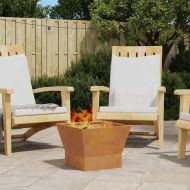 Огнище Кафяво 40 x 40 x 35 cm Стомана