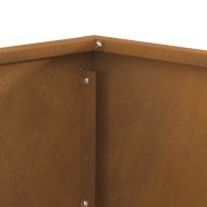 Огнище Кафяво 60 x 60 x 35 cm Стомана