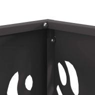 Огнище Черно 40 x 40 x 40 cm Стомана