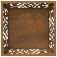 Огнище Кафяво 40 x 40 x 40 cm Стомана