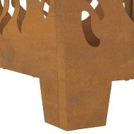 Огнище Кафяво 40 x 40 x 40 cm Стомана