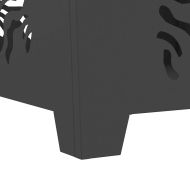 Огнище Черно 60 x 60 x 40 cm Стомана