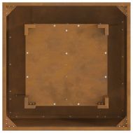 Огнище Кафяво 60 x 60 x 30 cm Стомана