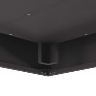 Огнище Черно 80 x 80 x 40 cm Студено валцована стомана