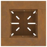 Огнище Кафяво 48 x 48 x 40 см Патинираща стомана