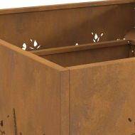 Огнище Кафяво 60 x 60 x 30 cm Стомана