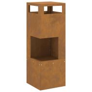 Огнище Кафяво 35 x 35 x 100 см Стомана