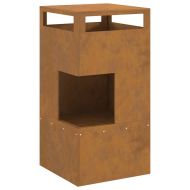 Огнище Кафяво 50 x 50 x 100 cm Стомана