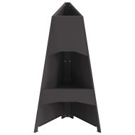 Огнище Черно 50 x 50 x 95 см Стомана