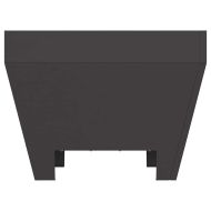 Огнище Черно 50 x 50 x 38 см Стомана