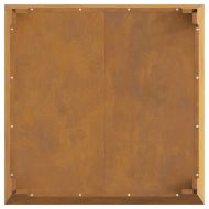 Огнище Кафяво 80 x 80 x 43 см Стомана