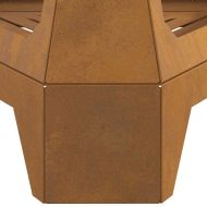 Огнище Кафяво 50 x 43 x 52 см Стомана