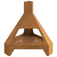 Огнище Кафяво 50 x 43 x 52 см Стомана