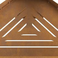 Огнище Кафяво 50 x 43 x 52 см Стомана