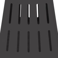 Огнище Черно 50 x 50 x 70 cm Студено валцована стомана