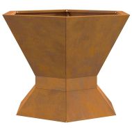 Огнище Кафяво 50 x 50 x 40 cm Стомана