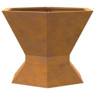 Огнище Кафяво 50 x 50 x 40 cm Стомана