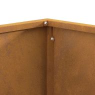 Огнище Кафяво 60 x 60 x 30 cm Стомана