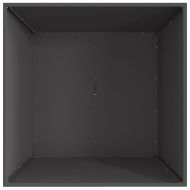 Огнище Черно 80 x 80 x 40 cm Стомана